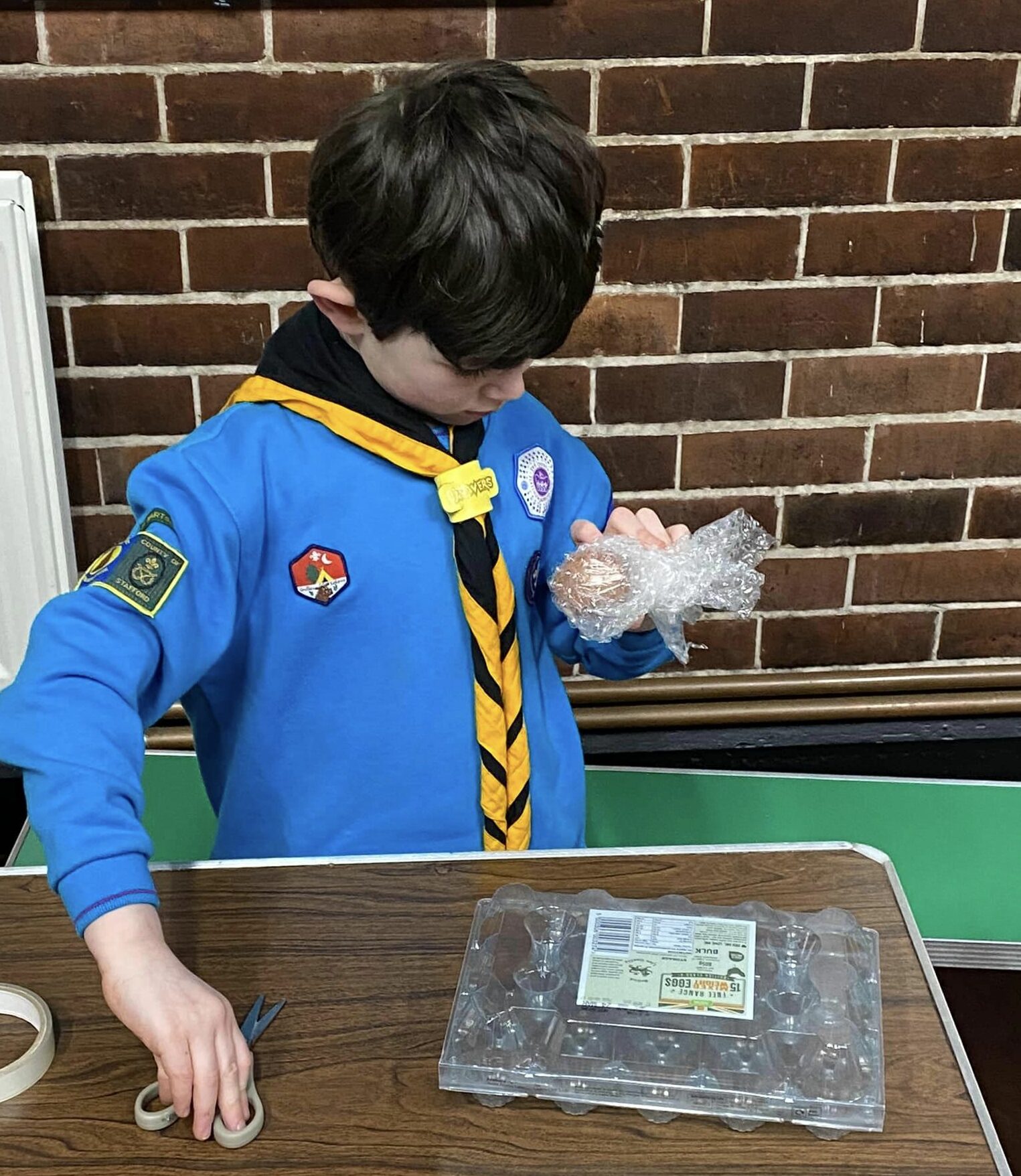 Egg Drop Challenge for Beavers